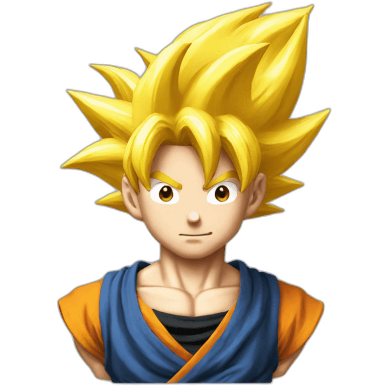 goku yellow hair emoji