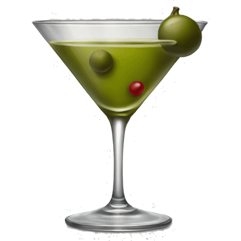 Dirty olive martini emoji