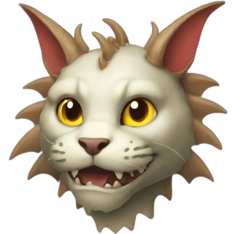 Cat dragon emoji