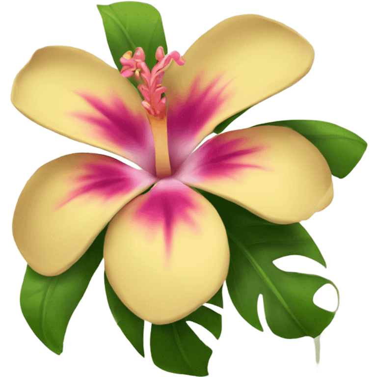 hawaiian flower emoji