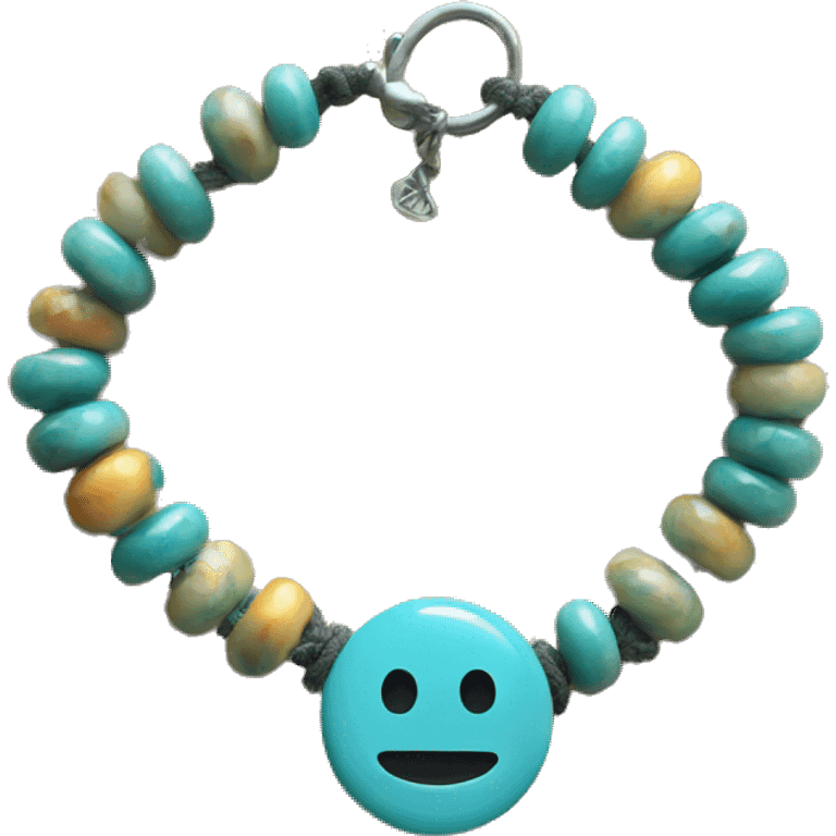 Handmade bracelet emoji