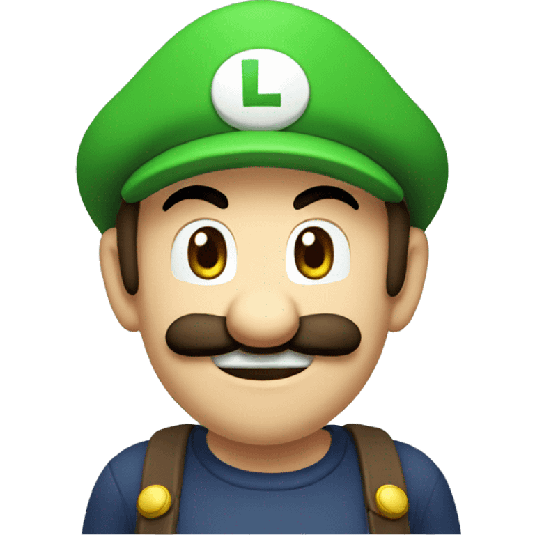 Luigi evil emoji