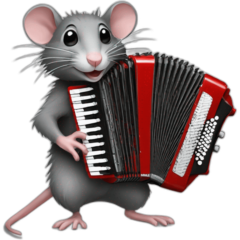 accordionist rat emoji