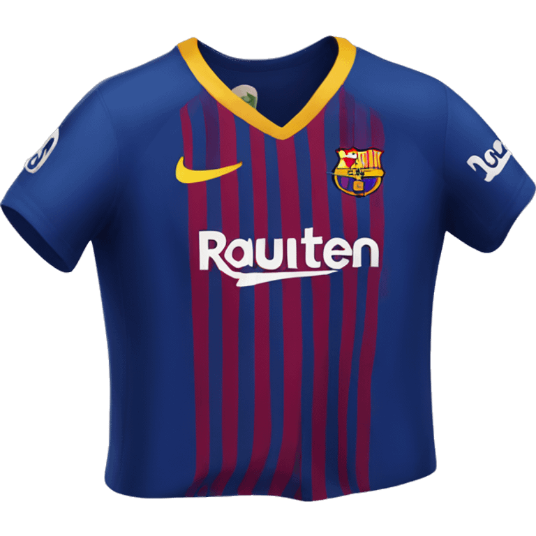 Fc Barcelona shirt emoji