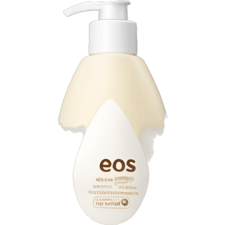 EOS vanilla cashmere lotion  emoji