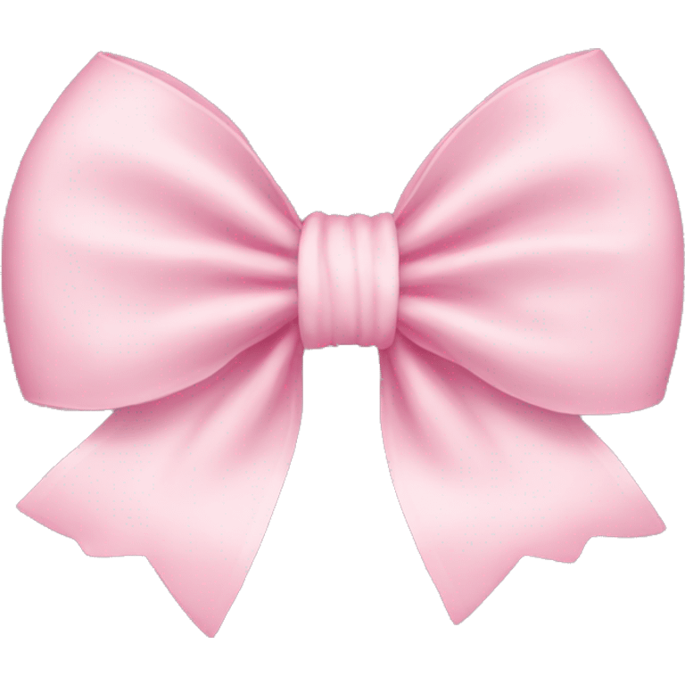 Light pink bow emoji