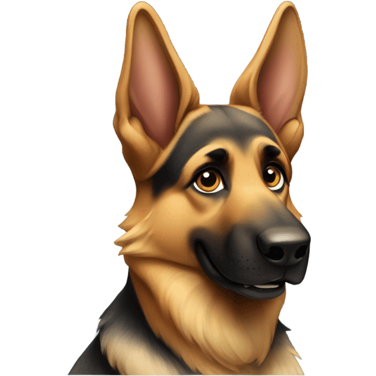 German shepherd  emoji