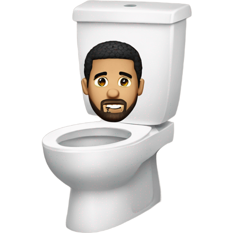 Drake in a toilet emoji