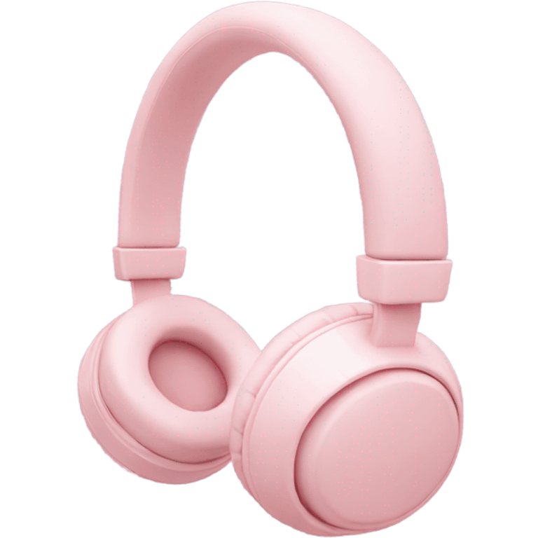 pastel pink headphone emoji