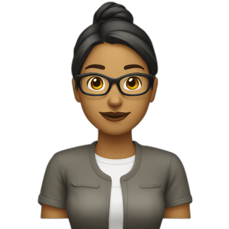 Female-programmer-working-for-zendesk emoji