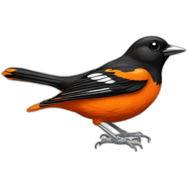 Baltimore Orioles bird emoji