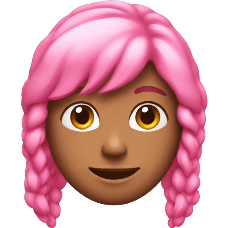 pink color emoji