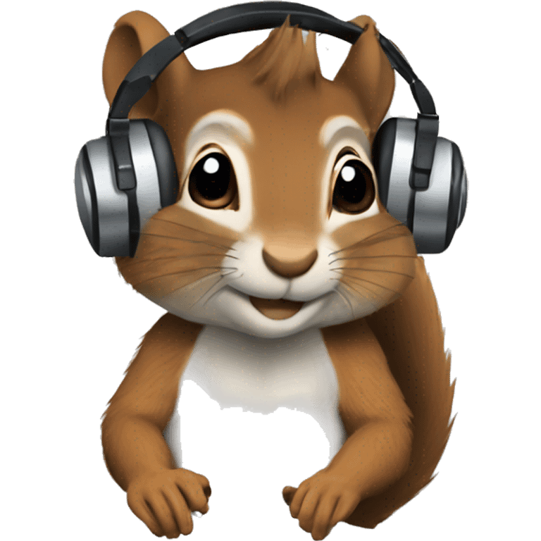 DJ squirrel emoji