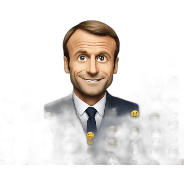 Emmanuel Macron magicien emoji