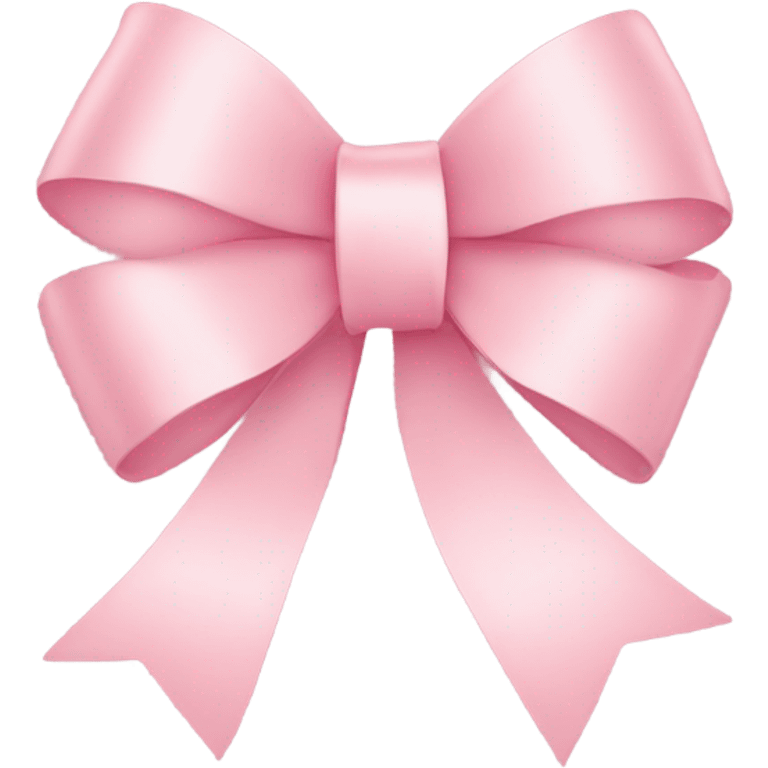 light pink ribbon bow emoji