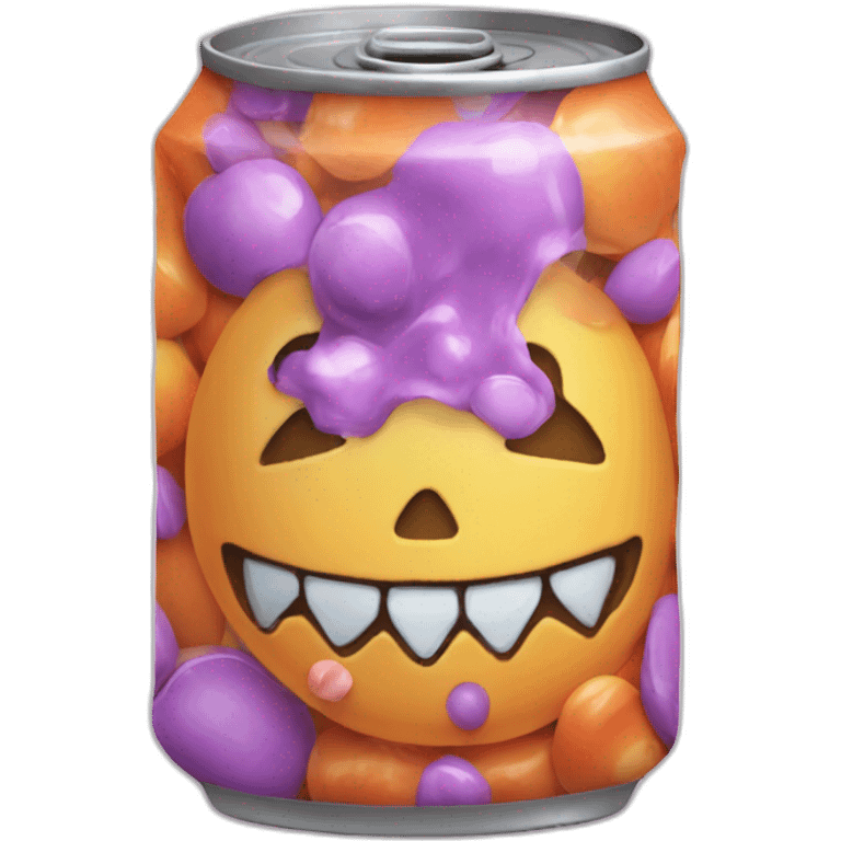 Can you please make me a logo for halloween  and has a theme of candy and haunted. emoji