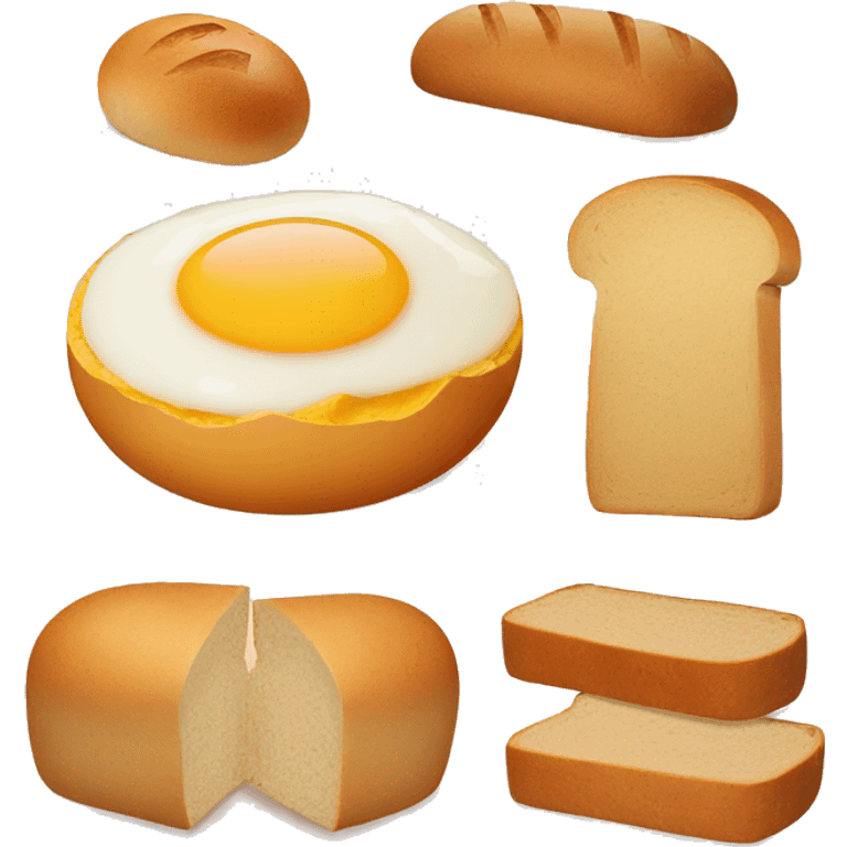 egg and bread emoji