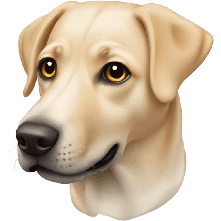 A shepard Labrador mix emoji