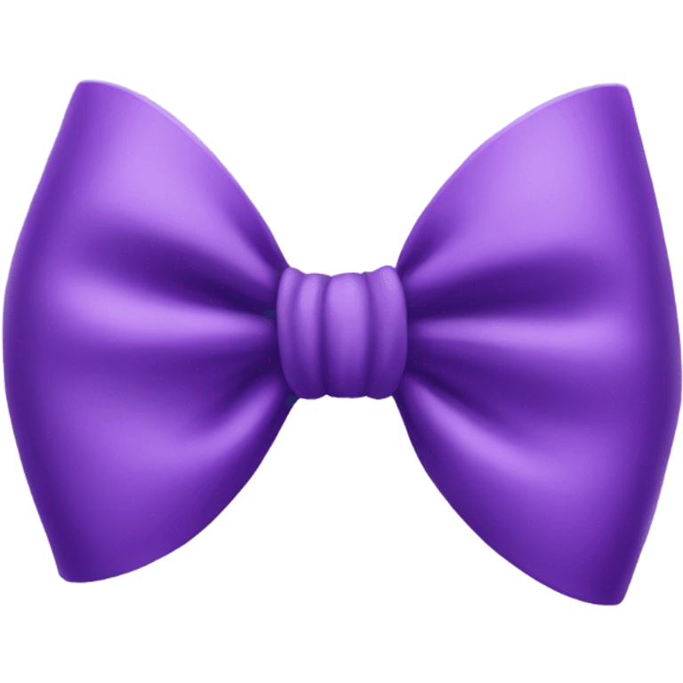 Purple bow emoji