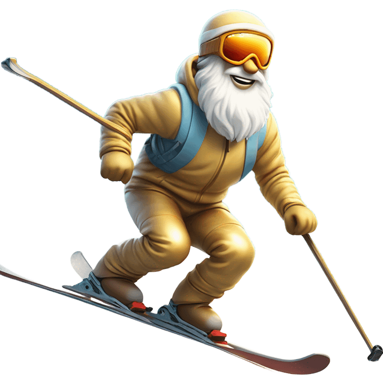 God skiing  emoji