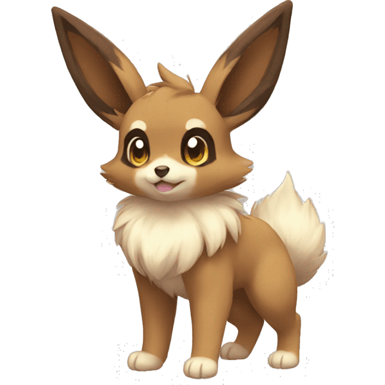  Buneary-Eevee-Rockruff Full body emoji