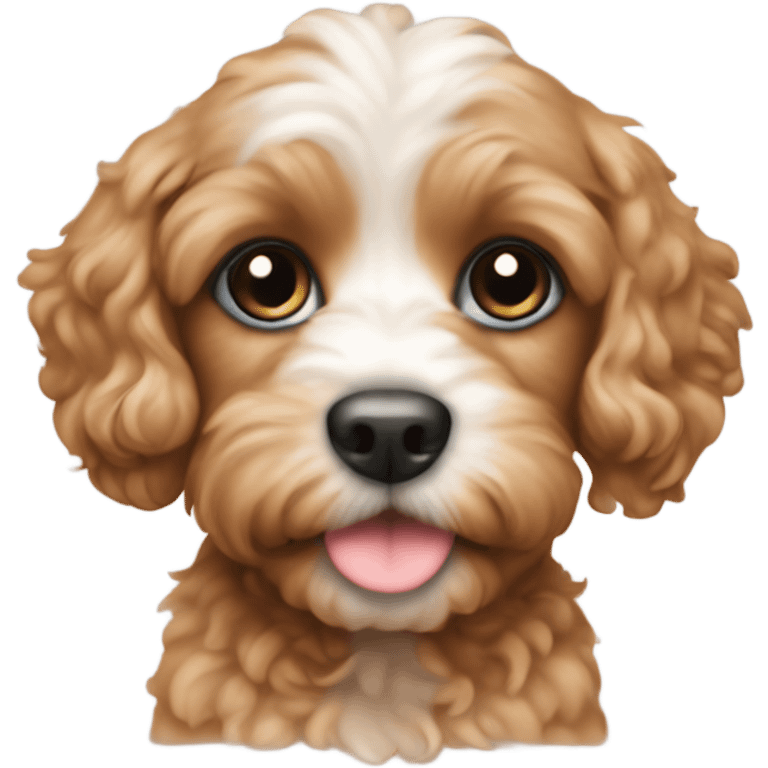 small cavapoo puppy emoji