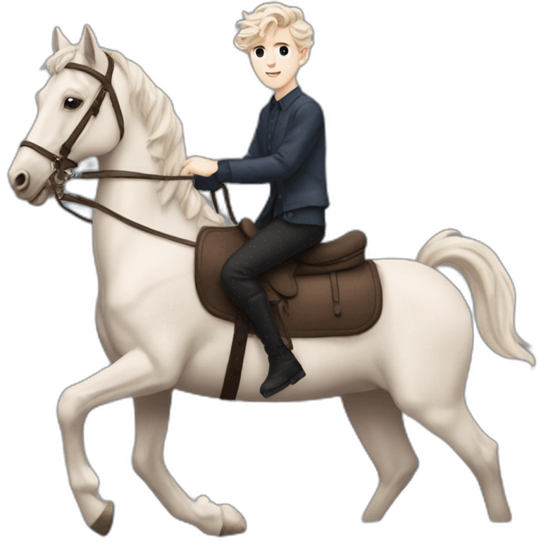 troye-sivan-riding-horse emoji