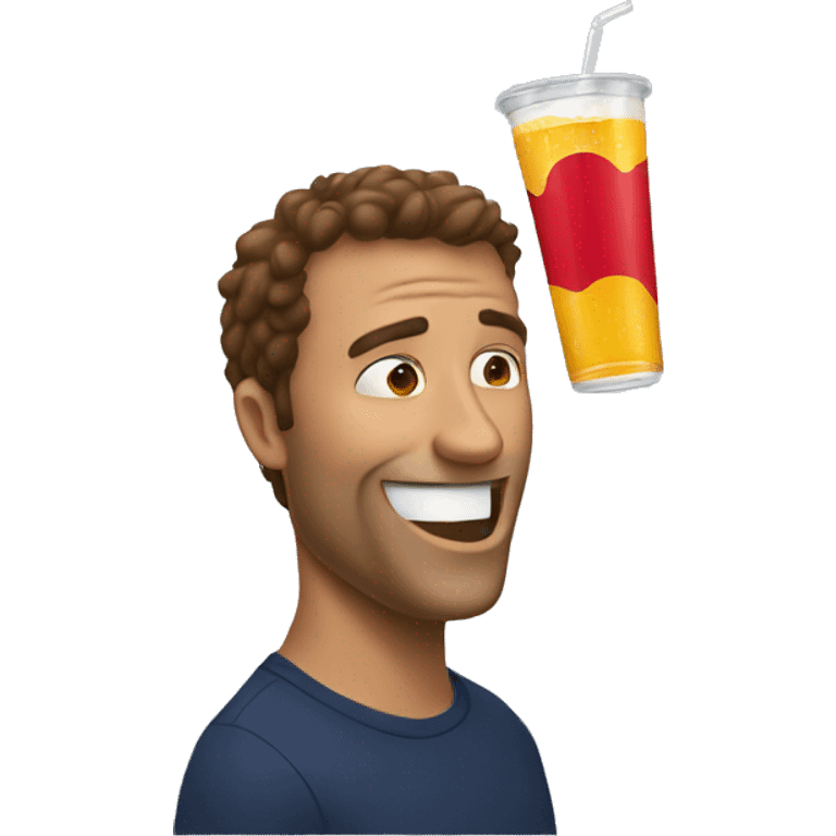 The man who drinks redbull emoji