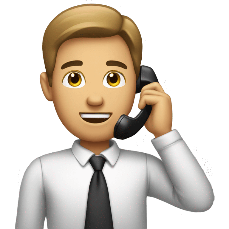 man speaking on the phone emoji