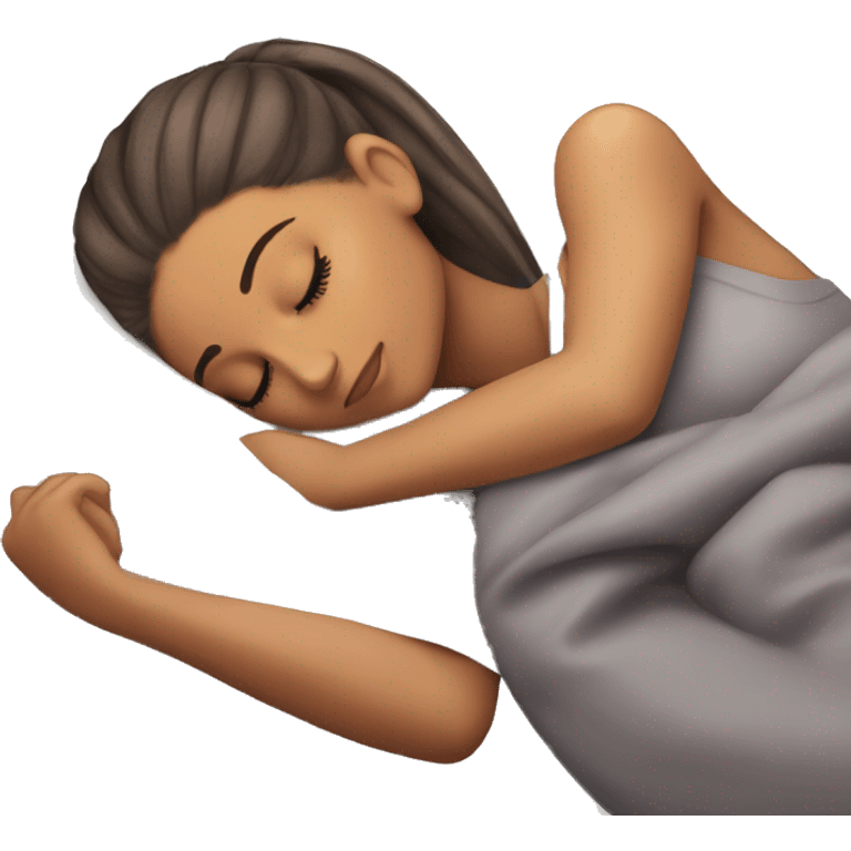 Ariana Grande sleeping emoji