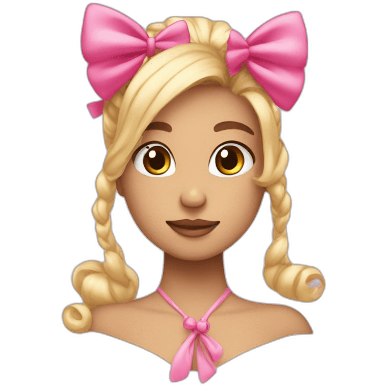 emoji Coquette 𐙚 It's a pink bow emoji