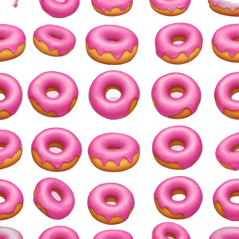 pink donut emoji