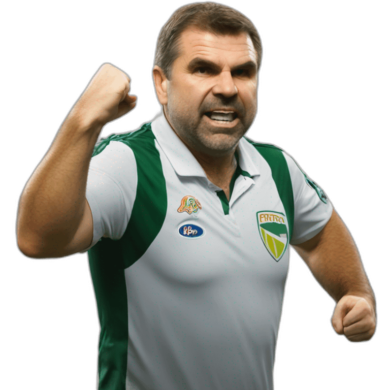 ange postecoglou fist pump emoji