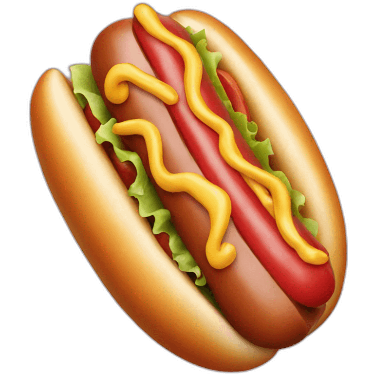 Massive hotdog emoji