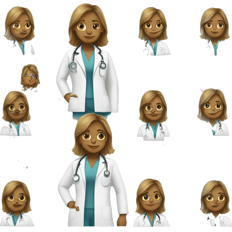 Girl doctor emoji