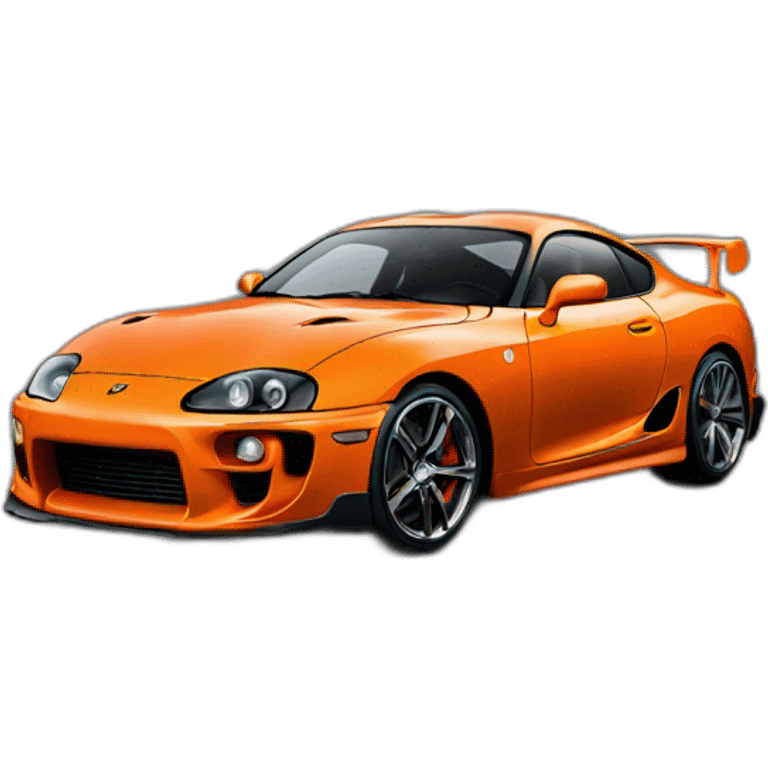 supra orange car emoji