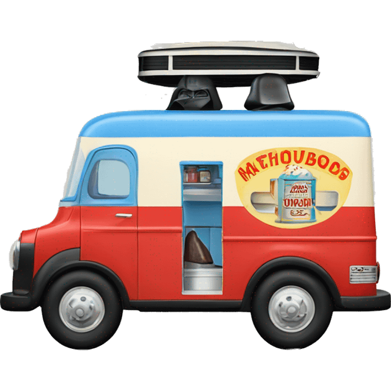 Matchbox ice cream van 1957. Darth Vader  emoji