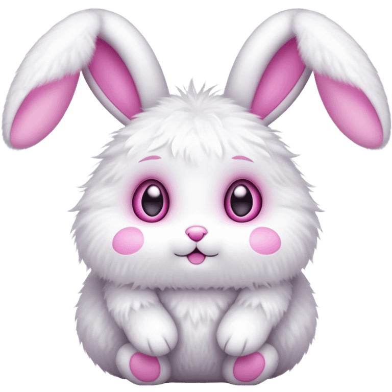 alien kawaiipuffy  fluffy easter bunny  emoji