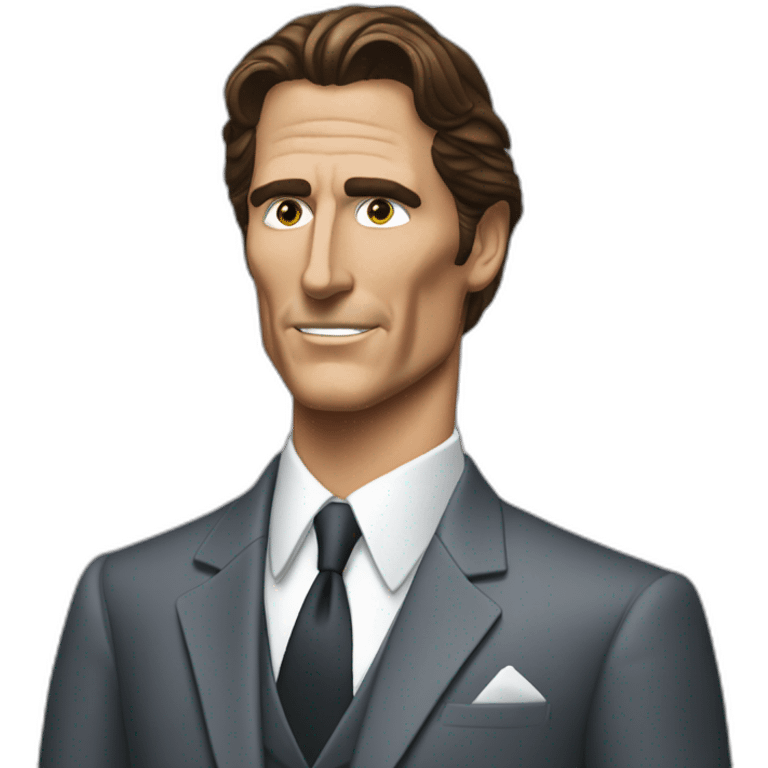 Patrick Bateman sigma emoji