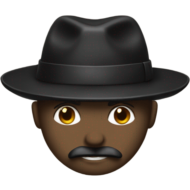 Noeud noir emoji