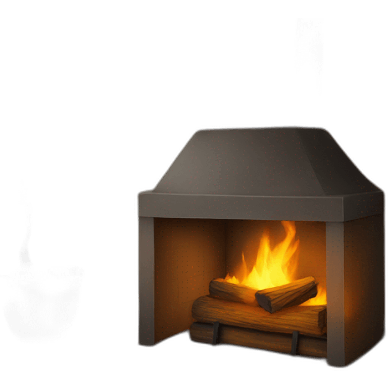 fireplace cozy emoji