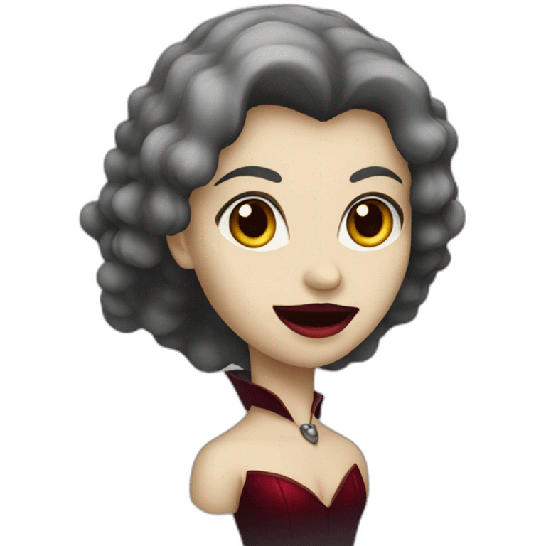 Lady vampire emoji