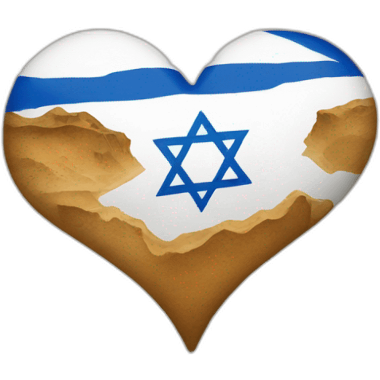 State of Israeli love emoji