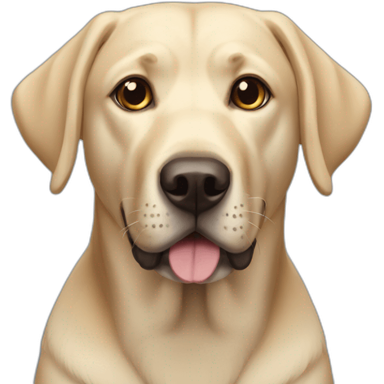 Perro labrador emoji