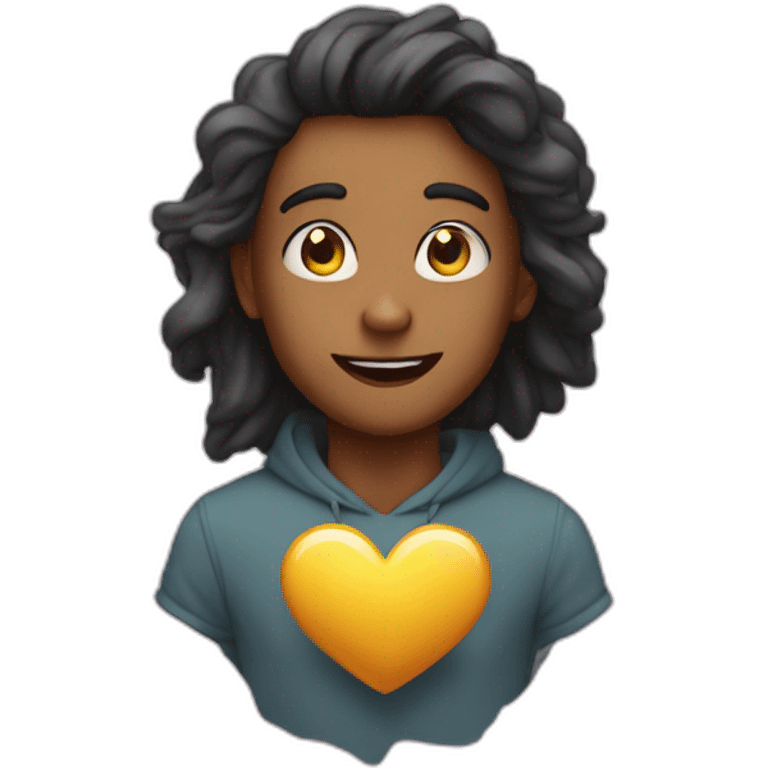 corazon con venda emoji