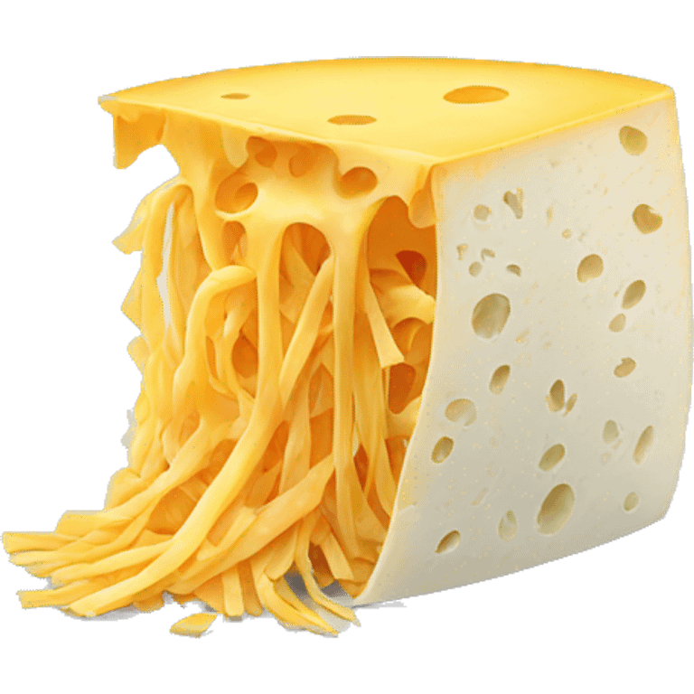 Shredded cheese emoji