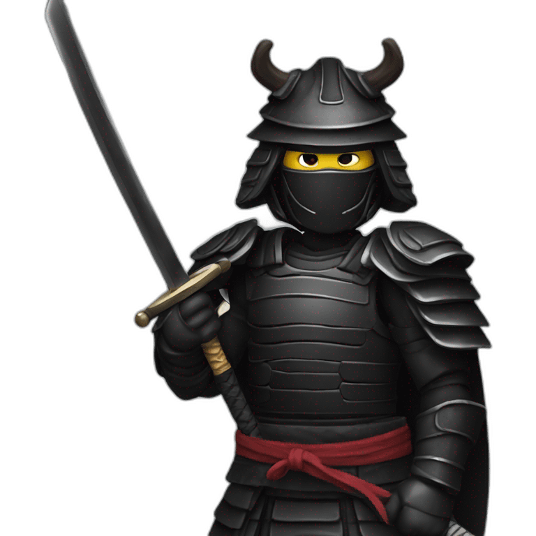 dark samurai emoji