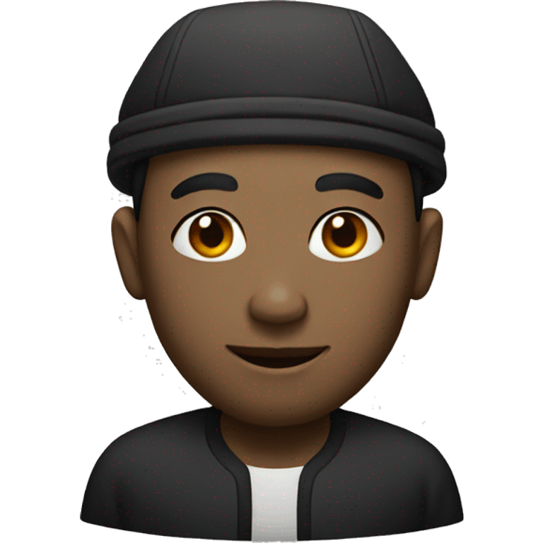 Black Chinese Jew emoji