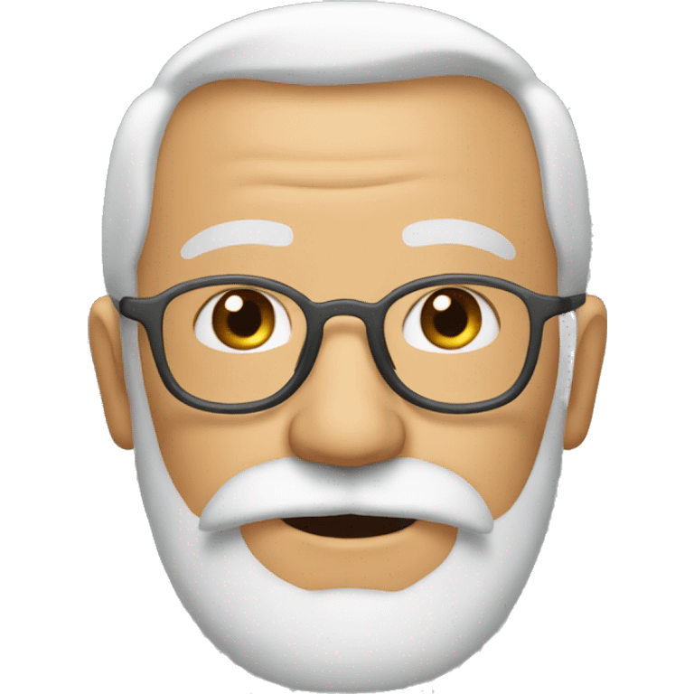 grandpa with beard emoji