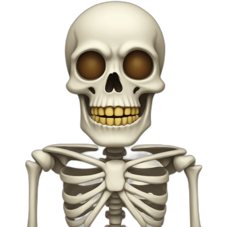 Skeleton Halloween emoji